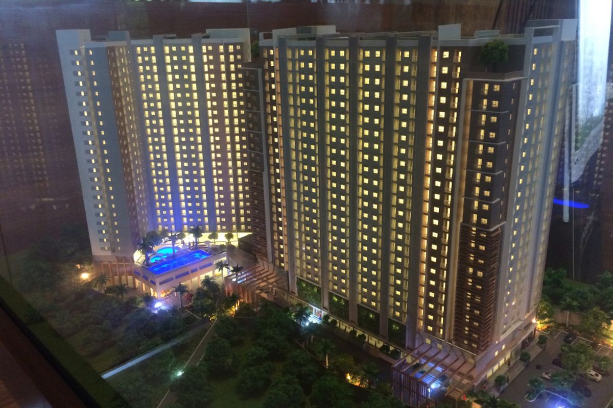 Maket apartemen La Montana Bogor