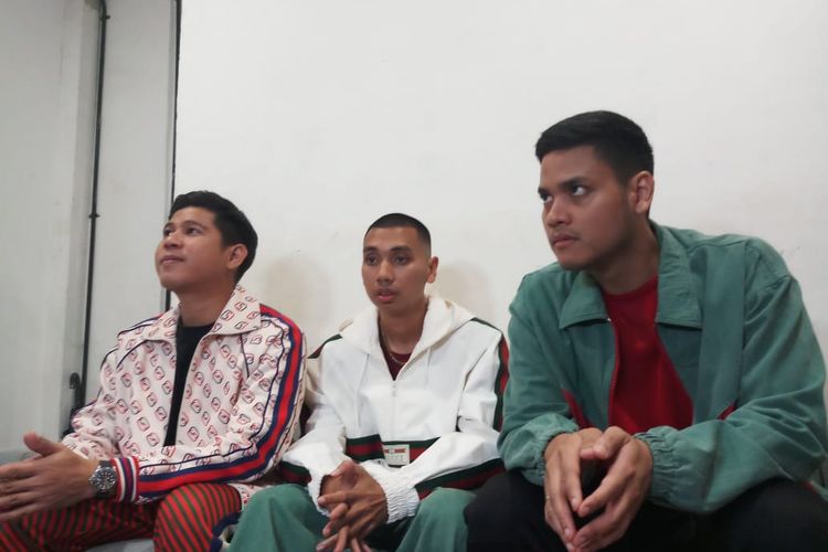 Grup band RAN saat ditemui di M Bloc, Blok M, Jakarta Selatan, Jumat (27/12/2019).