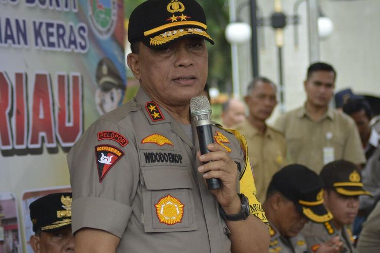 Kapolda Riau Irjen Pol Widodo Eko Prihastopo 