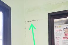 Dampak Gempa Beruntun Tuban, Dinding Kantor Kecamatan di Bojonegoro Retak