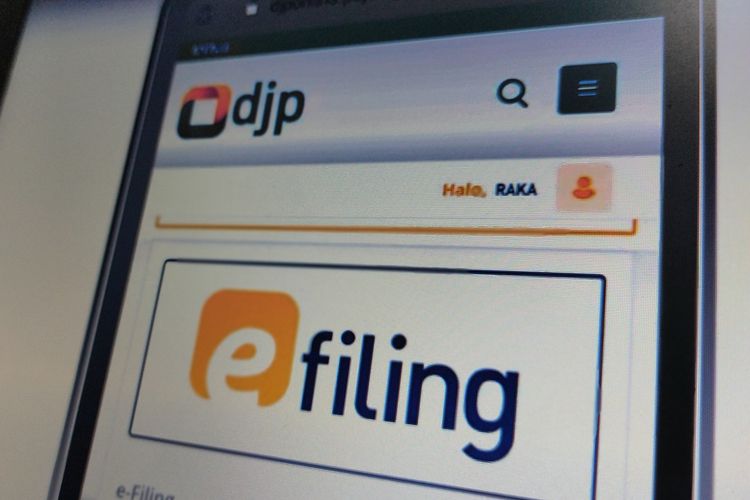 Tata cara lapor pajak online dengan layanan e-filing di laman DJP online.
