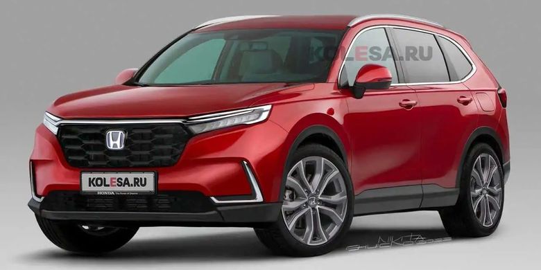 Gambar render generasi terbaru Honda CR-V