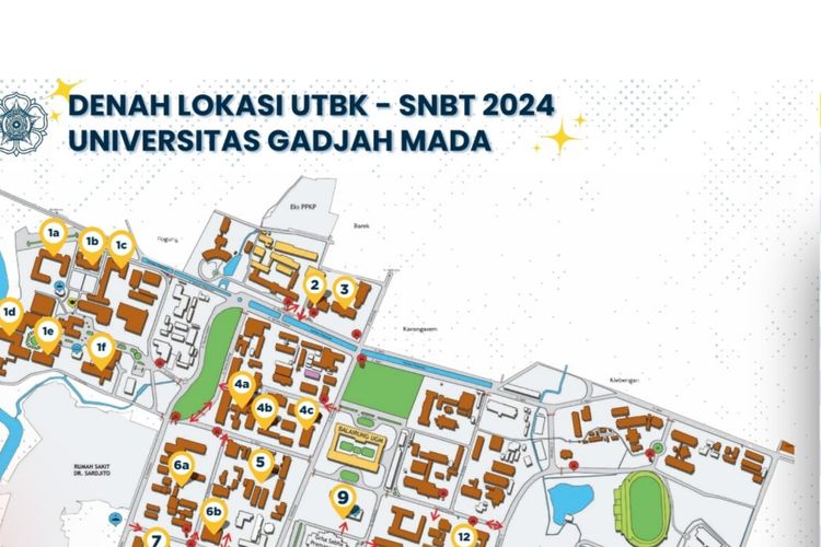 Lokasi UTBK SNBT UGM 2024