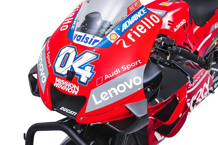 Ducati Desmosedici GP19 bekas Andrea Dovizioso dilelang