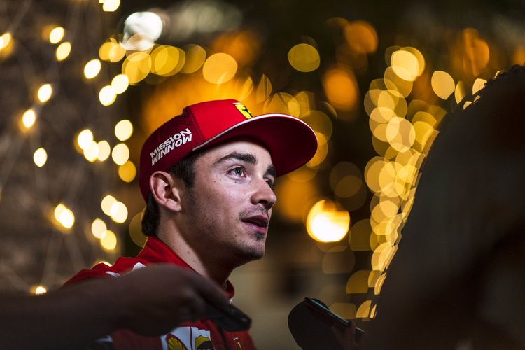 Pebalap Scuderia Ferrari, Charles Leclerc.