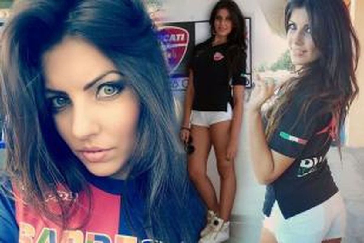 Model Cantik Ini Rela Bugil jika Cagliari Promosi ke Serie A