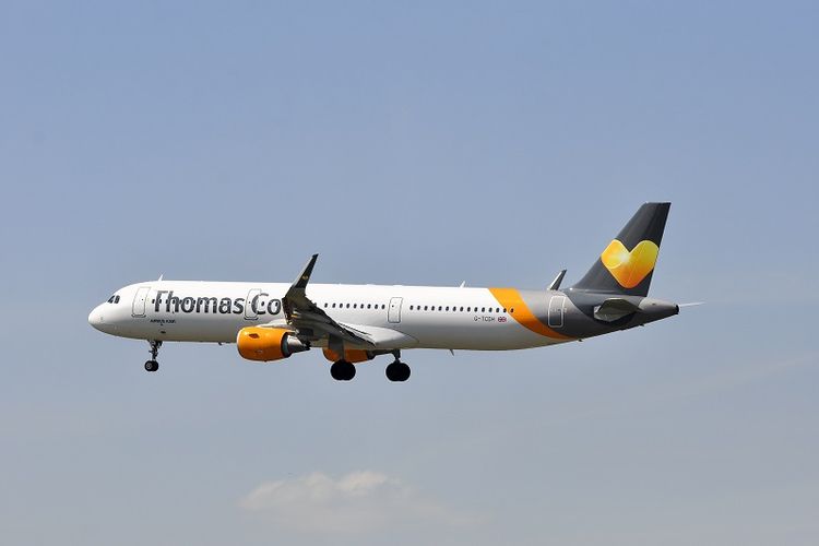 Maskapai penerbangan Thomas Cook.