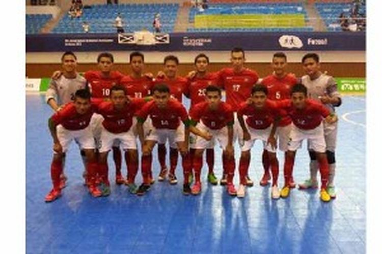 Tim nasional futsal Indonesia pada kejuaraan Asian Indoor and Martial Art Games 2013 di Incheon, Korea Selatan, Juni-Juli 2013.