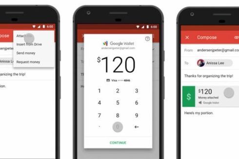 Kirim Uang Bisa Lewat Gmail Android