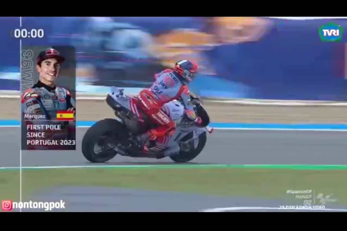 Marc Marquez meraih pole position pada MotoGP Spanyol 2024