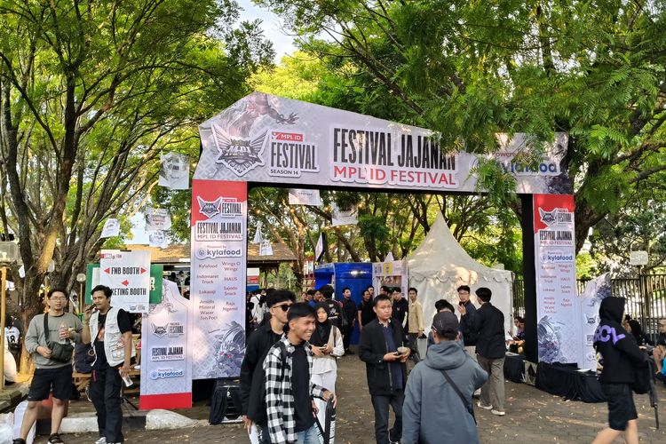 Suasana MPL ID Festival di Bandung.