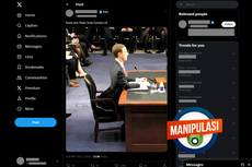 Manipulasi Foto Sikap Duduk Mark Zuckerberg di Senat AS