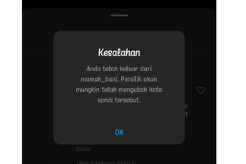 Keluhan Instagram Eror Hari Ini, Akun Tiba-tiba 