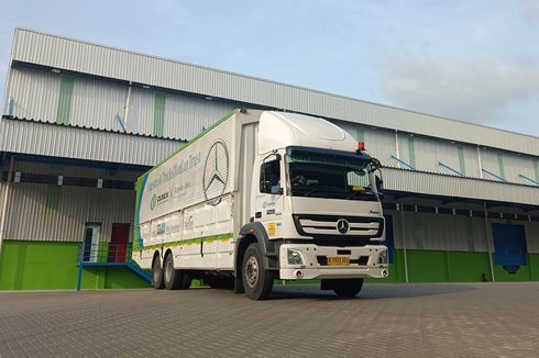 Uji Konsumsi BBM Mercedes Benz Axor Euro 4 dari Surabaya ke Jakarta