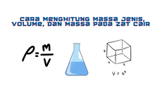 Cara Menghitung Massa Jenis, Volume, dan Massa pada Zat Cair