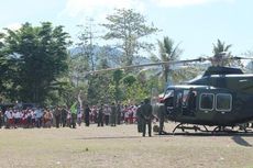 Pertama Kali Lihat Heli, Warga TTU Menangis