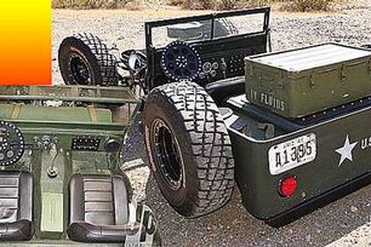 Ruang belakang jadi tempat penempatan kompresor, aki dan lainnya