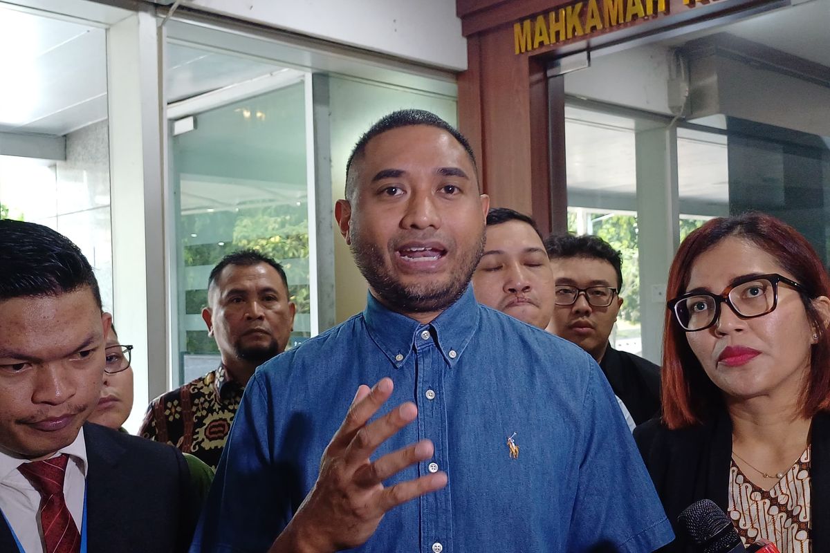 Rayen Pono saat ditemui di Gedung Nusantara I, DPR RI, Jakarta Pusat.