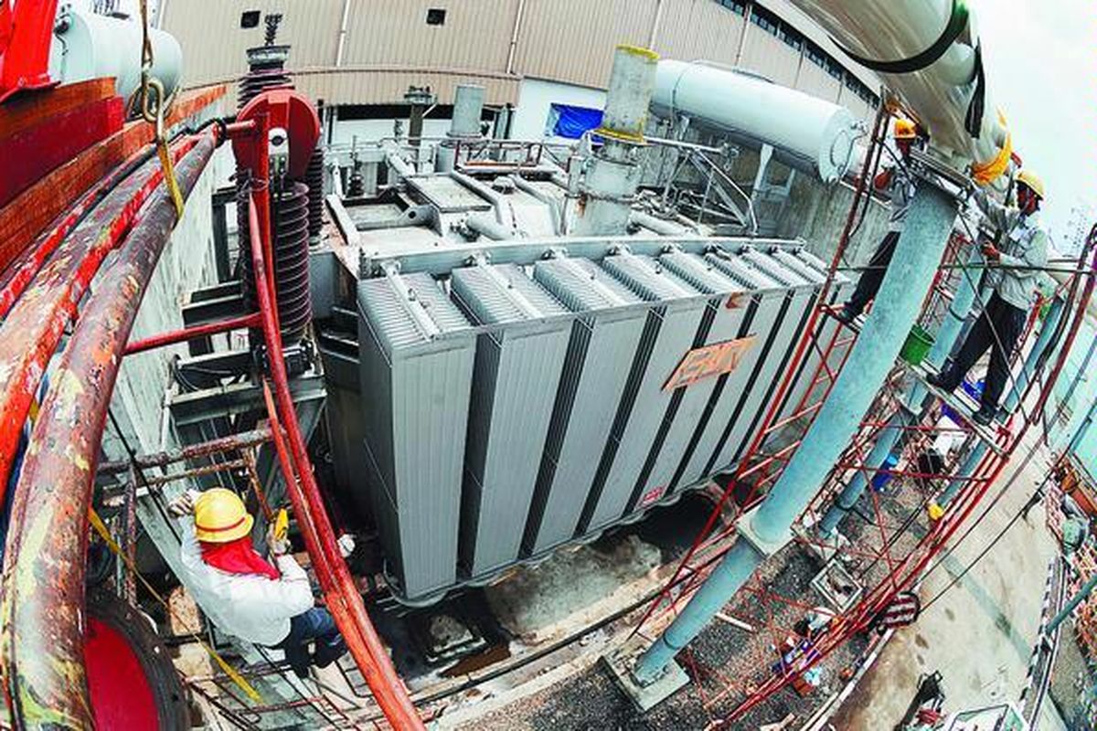 Gardu listrik (ilustrasi)