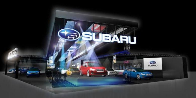Teaser booth Subaru di Tokyo Auto Salon 2015