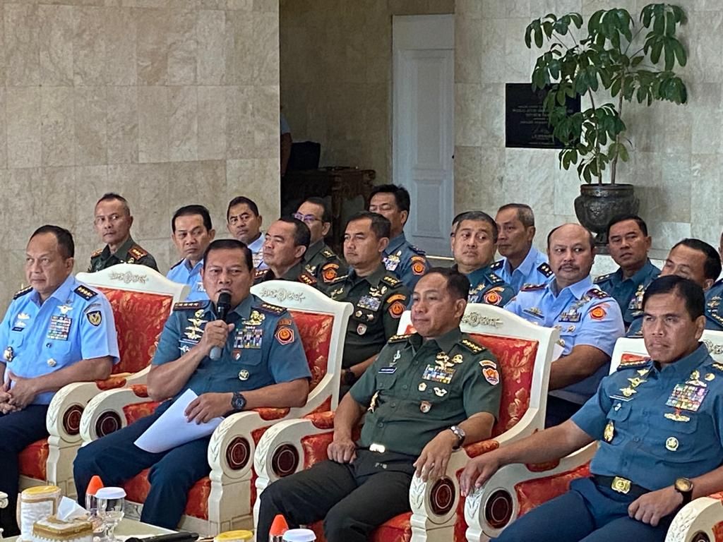 Panglima Yudo Rotasi Sejumlah Jabatan Strategis TNI AU: Pangkoopsudnas sampai Irjenau