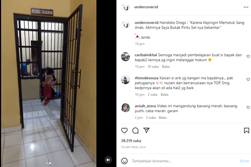 Akankah Bripka Handoko Disanksi Usai Buka Pintu Penjara agar Anak Bisa Peluk Ayahnya?