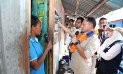Mendagri Tinjau Pelaksanaan Program BSPS di Kampung Nelayan Tanjung Ria