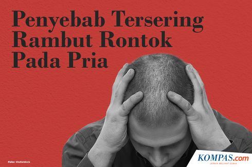 INFOGRAFIK: 6 Penyebab Rambut Rontok pada Pria