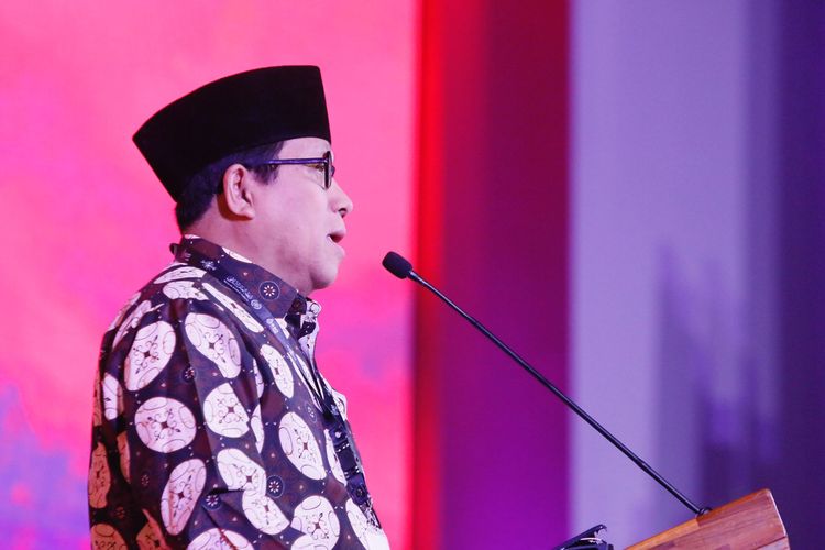 Mantan Ketua Umum Pemuda Muhammadiyah, Imam Addaruqutni, dalam forum agama G20, Religion 20 (R20) yang menghadirkan para pemuka agama, sekte, dan tradisi dunia, di Hotel Grand Hyatt, Nusa Dua, Bali, Kamis (3/11/2022).
