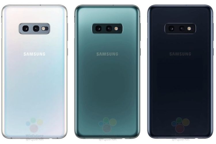 Render Galaxy S10e bagian belakang