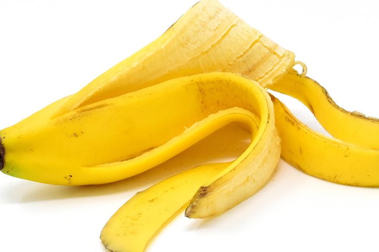 Ilustrasi kulit pisang. 