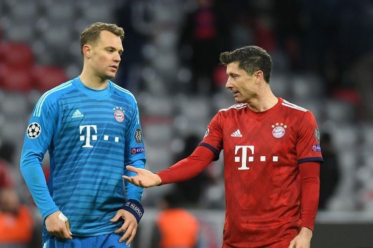 Manuel Neuer dan Robert Lewandowski