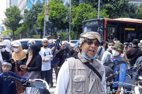 Enggan Dibubarkan, Peserta Reuni 212: Kemarin Demo Buruh Boleh, Kita Cuma Reuni