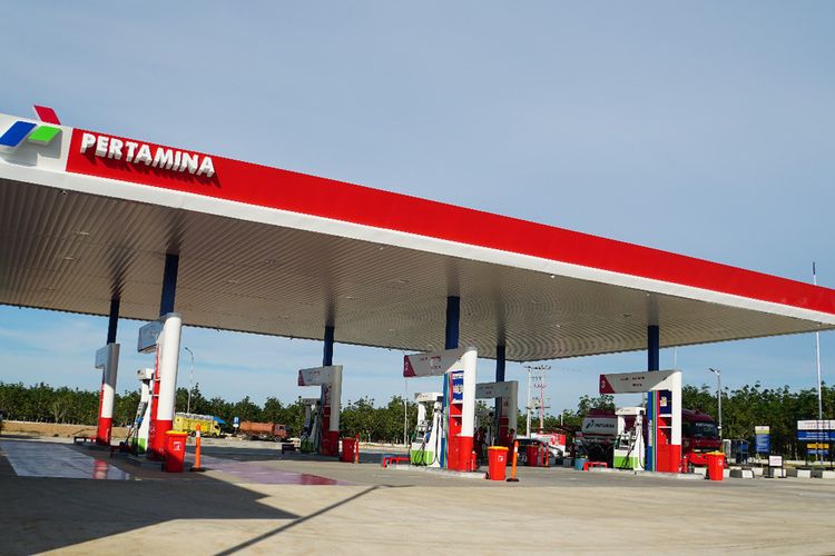 A file photo of Pertamina petrol station.