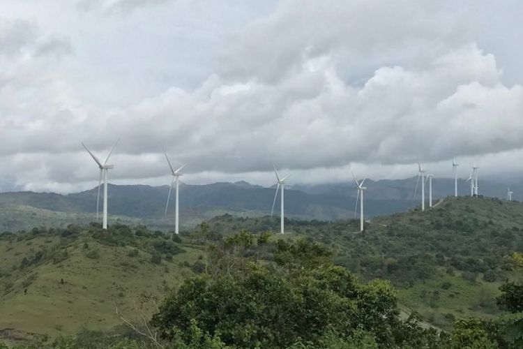 PLTB Sidrap di Sulawesi Selatan, Senin (2/7/2018).