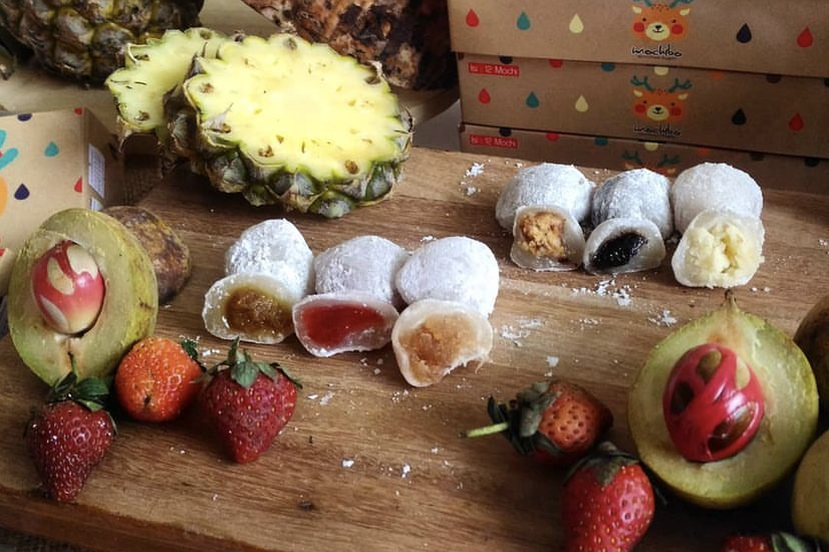 Varian mochi buah pala Mochibo