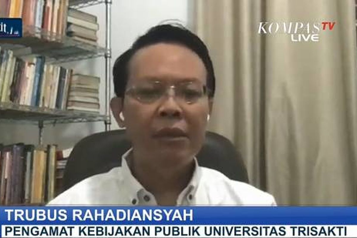 Pengamat Kebijakan Publik dari Universitas Trisakti, Trubus Rahadiansyah. Pengmat minta JNE Express beberkan fakta yang sebenarnya terjadi untuk menjaga kepercayaan publik terhadap korporasi besar itu.