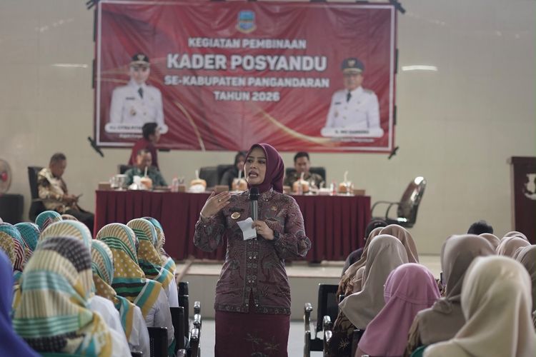 Keliling 10 Kecamatan, Bupati Pangandaran Umumkan Kenaikan Insentif Kader Posyandu