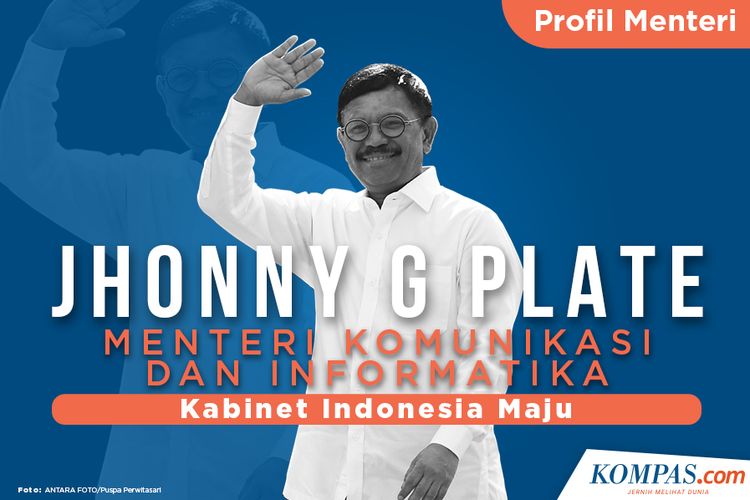 Profil Menteri, Jhonny G Plate Menteri Komunikasi dan Informatika