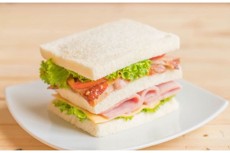 Ilustrasi sandwich 

