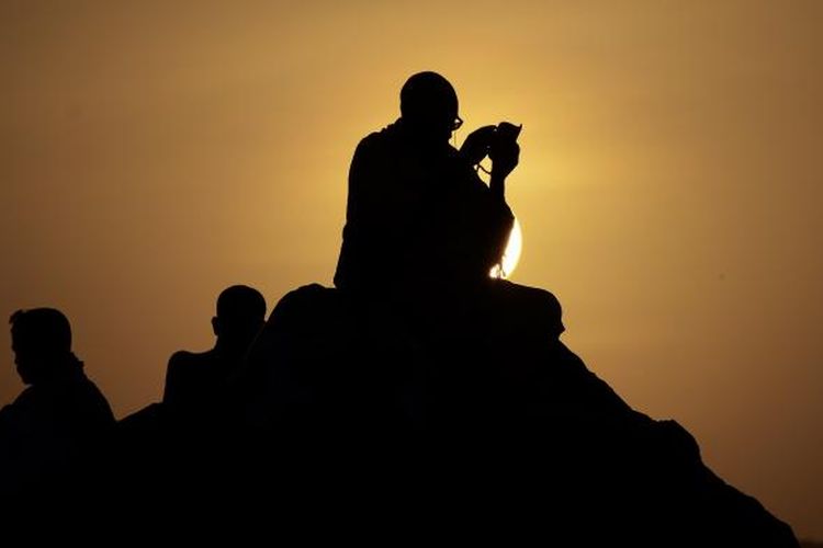 Ilustrasi wukuf di Arafah, Makkah, Arab Saudi, Jumat (3/10/2014).