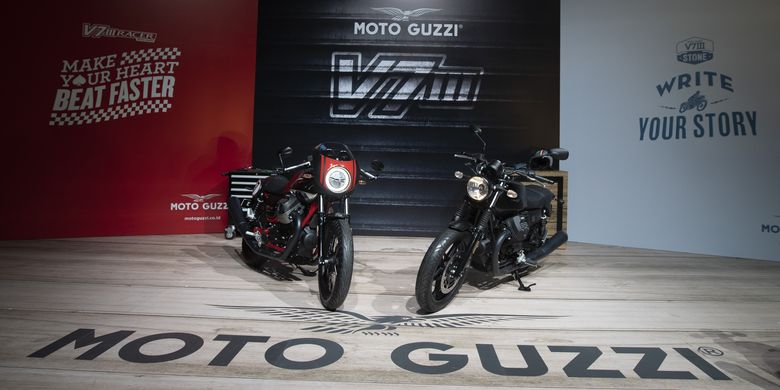 Moto Guzzi V7 III Stone dan Racer 10th Anniversary