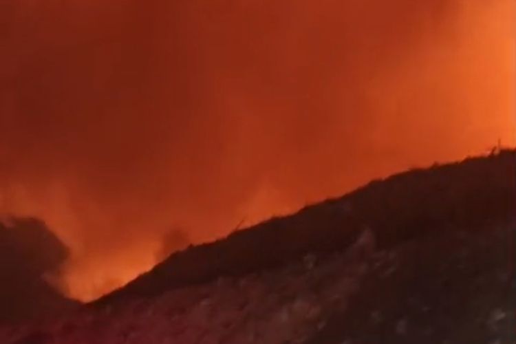 TPA Jatibarang Semarang Kembali Terbakar Malam Ini, Ada Tiga Zona