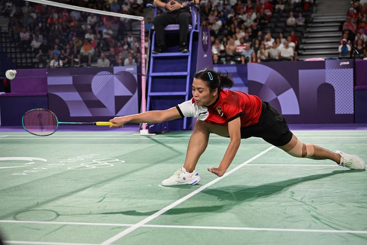 Pebulutangkis Indonesia Gregoria Mariska Tumbang oleh An Se-young dalam Perjuangan Berliku Olimpiade 2024