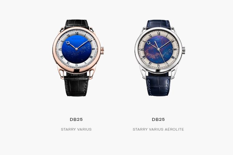 De Bethune DB25 Starry Varius dan DB25 Starry Varius Aérolite