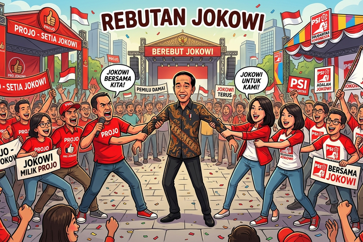 Saat PSI-Projo Berebut Narasi Jokowi, Seberapa Kuat “Jokowi Effect” di 2029?