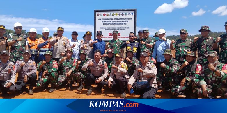 Satgas Segel Tambang Nikel PT TMS di Bombana, Diduga Milik Istri Gubernur Sultra