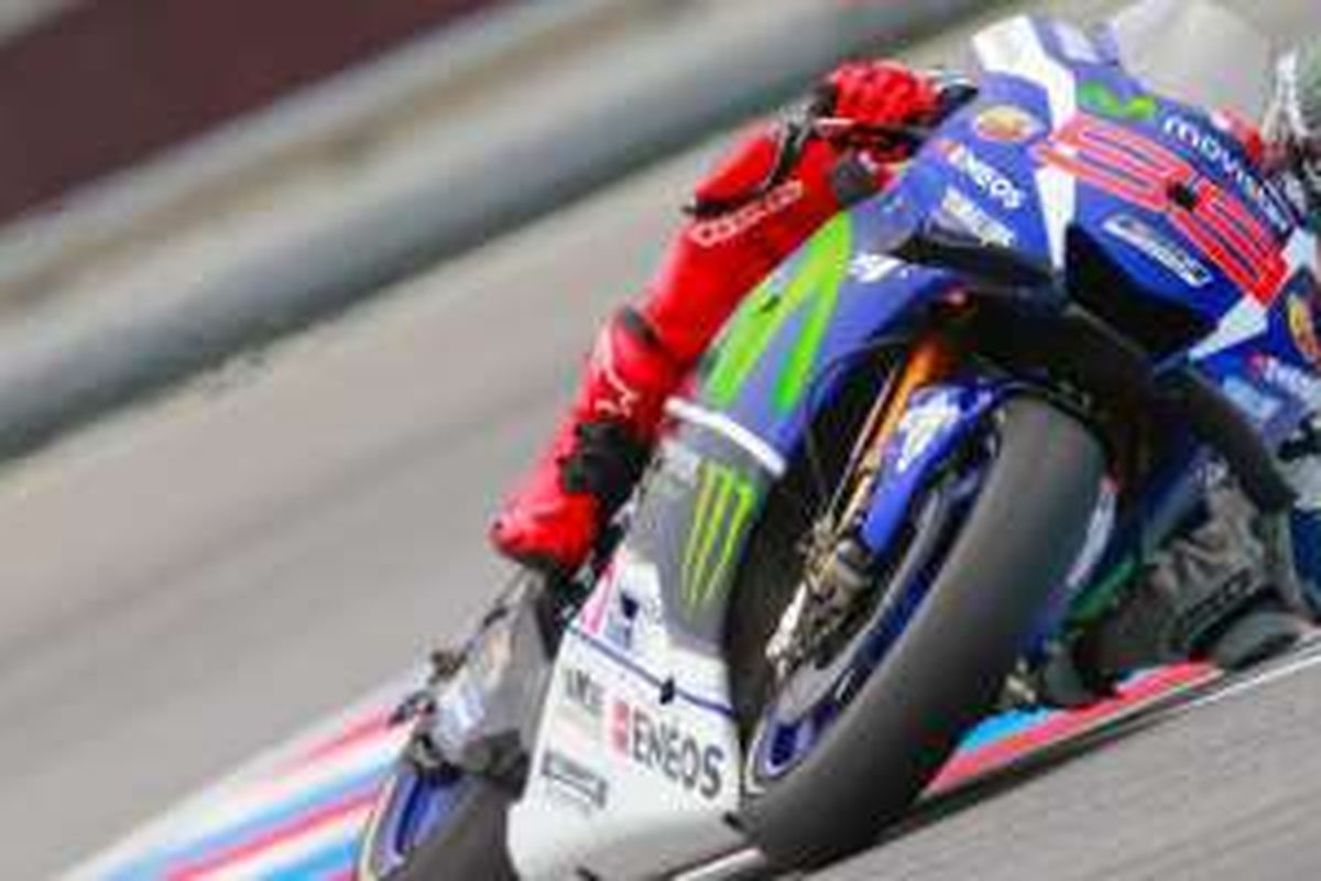 Jorge Lorenzo (Yamaha Movistar) di GP Ceko.