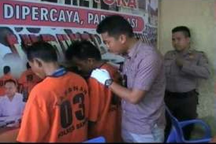 Pelaku perampokan yang mengaku petugas pemilu diamankan Polres Bangka, Polda Kepulauan Bangka Belitung.