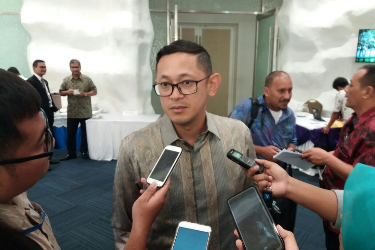 Ketua Organda, Adrianto Djokosoetono di Jakarta, Selasa (21/11/2017). 